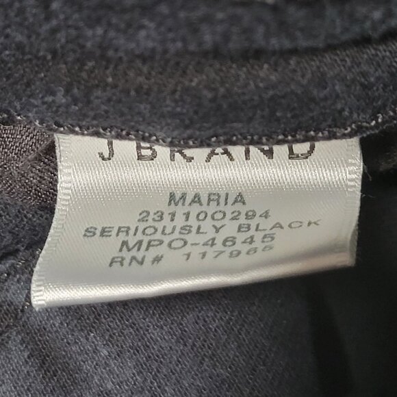 J Brand Maria Skinny Jeans Womens Size 26 Mid Rise Dark Wash Denim Pants - Picture 5 of 7